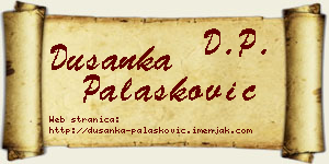 Dušanka Palasković vizit kartica